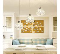 ISCBAFYX Restaurant Cristal Pendentif lumière Style européen Salon Lampe de Luxe Chambre Salle à Manger éclairage LED Plafond Villa Duplex Art