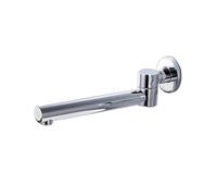 ISCBAFYX Robinet de Cuisine Mural pour Salle de Bain, mitigeur en Laiton Gris Noir avec Bec pivotant, Robinet de Baignoire élégant pour décoration intérieure contemporaine
