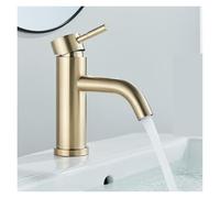 ISCBAFYX Robinet de Salle de Bain à poignée Unique - Mélangeur Chaud Froid, monté sur comptoir, monotrou