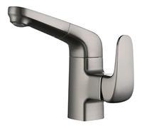 ISCBAFYX Robinet de Salle de Bain avec pulvérisateur extractible, Robinet de lavabo de Salle de Bain avec Bec pivotant à 360 degrés, Ascenseur, Robinet de lavabo de Salle de Bain à poignée Unique en