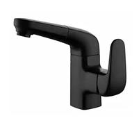 ISCBAFYX Robinet de Salle de Bain avec pulvérisateur extractible, Robinet de lavabo de Salle de Bain avec Bec pivotant à 360 degrés, Ascenseur, Robinet de lavabo de Salle de Bain à poignée Unique en