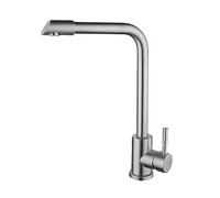 ISCBAFYX Robinet d'évier de Cuisine en Acier Inoxydable, processus brossé, Robinet de lavabo pivotant, Rotation à 360 degrés, mélangeurs d'eau Chaude Froide, Robinet (Couleur : 3)