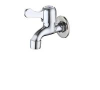 ISCBAFYX Robinets de Lave-Linge encastrés en cuivre, Noyau de Valve, Machine à Laver, entrée d'eau 1/2" à 4 Points pour robinets de Piscine à vadrouille Domestique (Bouche Ronde)