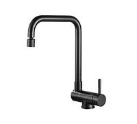 ISCBAFYX Robinets mélangeurs d'évier de Cuisine pliants, Robinet de Cuisine Pliable en Acier Inoxydable, fenêtre à Ouverture intérieure, Trou Unique Rotatif Chaud Froid, adapté à l'évier de