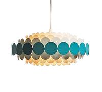 ISCBAFYX Salle de Salon Moderne Traditionnel Salle pendentielle Lustre Simple en Laiton Nordique Couleur Luxe Luxe plafonnier Lampe de la Lampe d'étude créative de la Lampe de personnalité de la