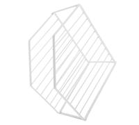 ISCBAFYX Support à casseroles Blanc Double Couche - Support de Rangement d'angle de Cuisine de 12 cm de Haut pour casseroles, poêles Plats - Solution de Rangement pour comptoir éère