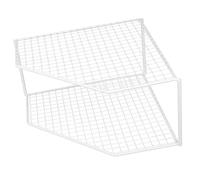 ISCBAFYX Support à casseroles d'angle Multifonction Peu encombrant - Éère de Cuisine avec Bords arrondis pour armoires comptoirs - Parfait pour Les casseroles, poêles, ustensiles de Cuisine