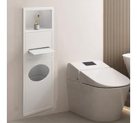 ISCBAFYX Support de Rangement encastré pour Papier Toilette, Poubelle Murale cachée avec alcôve intégrée pour Cuisine, Salon, Chambre à Coucher