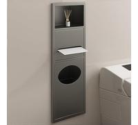 ISCBAFYX Support de Rangement encastré pour Papier Toilette, Poubelle Murale cachée avec alcôve intégrée pour Cuisine, Salon, Chambre à Coucher