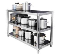 ISCBAFYX Support de Rangement réglable-éère de Cuisine à 3 Niveaux pour casseroles, poêles Petits appareils,-Organisateur Debout