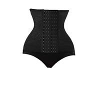 ISCBAFYX Taille élastique vêtement de Forme pour Formateur Corset Ceinture Amincissante Ceinture Abdominale Gaine Ventrale modelant Le Corps (Noir 6 rangées de Crochet 3XL)