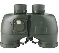 ISCBAFYX Télescope, Jumelles HD pour l'observation des Oiseaux, avec Boussole télémètre Objectif Grand Objet 10X50 Grande Vue BAK4 avec Sangle de Harnais binoculaire étanche