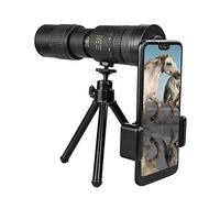 ISCBAFYX Télescope monoculaire Haute Puissance 4K 10-300X40 mm Super téléobjectif Zoom extérieur Haute Puissance télescope léger avec trépied Clip, idéal pour l'observation des Oiseaux Jumelles