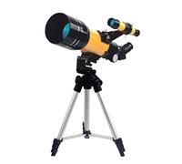 ISCBAFYX Télescope monoculaire Télescope astronomique Haute Puissance Ouverture de 70 mm Longueur focale de 300 mm Grossissement 235X Télescope avec trépied réglable Lunette de Recherche 3 oculaires