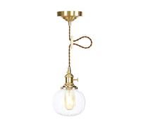 ISCBAFYX Traditionnel Modern Simple Chandelier Nordic Restaurant Salon Roard Tableau à Manger All Bronze Glass Deside Study Personalité Personnalité Créative Small Branch E27 Couleur: B
