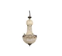 ISCBAFYX Traditionnel NewRays rétro Vintage Charmant Bulbe Royal Empire Style Crystal Moderne Lustres Lights E14 Farm Chandelier pour hôtel Church Living Room Fixtures