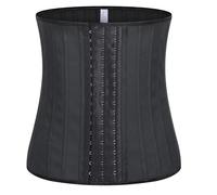 ISCBAFYX Traineur de Taille en Latex pour Femmes 4 Crochets Taist Cincher Corset Haberglass Body Shaper Shapewear Sports Girdle S-6XL