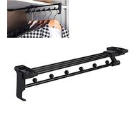 ISCBAFYX Tringle à vêtements rétractable pour Placard, Rail de Suspension Extensible pour Garde-Robe, Porte-Serviettes extractible Robuste, 15kg