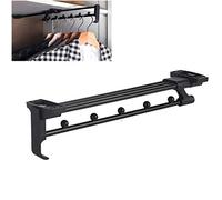 ISCBAFYX Tringle à vêtements rétractable pour Placard, Rail de Suspension Extensible pour Garde-Robe, Porte-Serviettes extractible Robuste, 15kg
