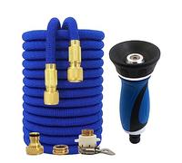 ISCBAFYX Tuyau d'arrosage Extensible Haute Pression, système d'irrigation Goutte à Goutte, Magique, Lavage de Voiture, Potager, 17 à 150 Pieds, largement utilisé (kit de tuyaux, 1_100 Pieds)