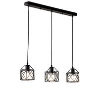 ISCBAFYX Vintage Crafeur Whited Iron Chandelier créative Personnalité décorative Pendant DE Trois Leurs Indoor LEAUR Le Salle E27 PADE PLAFIER Cafe ÉCLAIR