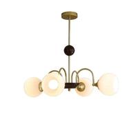 ISCBAFYX Vintage Industriel Spoutnik/en métal délicat, Suspension en Verre sphérique d'europe du Nord Suspendue pour Cuisine/Salle à Manger de l'île