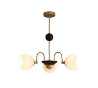 ISCBAFYX Vintage Industriel Spoutnik/en métal délicat Suspension Europe du Nord Verre sphérique Suspendu pour Cuisine/île Salle à Manger