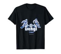 Ischgl Station de Ski Tyrol Autriche Snowboarder Skieurs T-Shirt