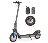 iScooter i9MAX Trottinette Electrique Adulte,Autonomie 40KM,36V10AH,500W Scooter Électrique Adult,Pneus Solides 10”Contrôle APP, Max 25KM/H, 4 Amortisseur Trottinette Électrique Pliant Portatif