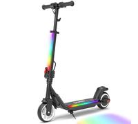 iScooter IK3MAX Trottinette Electrique 6,5" Pliable,Trottinette Electrique Enfant pour 8-15 Ans,Vitesses 8/13/19 km/h,13km Autonomie,Affichage LED,LumièRes ColoréEs,Bluetooth,Klaxon,Hauteur RéGlable