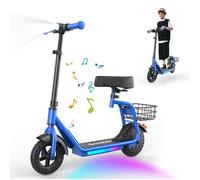 iscooter ik7 Blue Electric Scooter 250W 21.6V 5.2Ah 20km/h 15KM 2 in 1