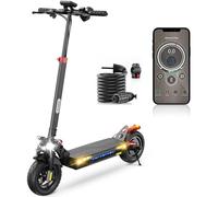 iScooter ix4 Trottinette Electrique Adulte, 10 Pouces De Pneu, Batterie 15 Ah, Double Clignotants, Trottinettes Électriques Pliable avec App, Max Charge 150KG Scooter Electrique, Max Autonomie 40-60KM