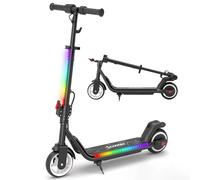 iScooter Trottinette électrique pour Enfants de 8 à 14 Ans, 250 W, avec Bluetooth et lumière, 7 Couleurs et 3 Modes, 3 Modes de Conduite 8/13/19 km/h, 60 Minutes de Temps de Conduite jusqu'à 15 km