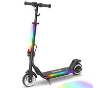 iScooter Trottinette électrique pour Enfants de 8 à 14 Ans, Moteur de Pointe de 250 W, 8/13/19 km/h, 60 Minutes de Conduite jusqu'à 15 km, Pliable et réglable en Hauteur 90-102 cm, Trottinette