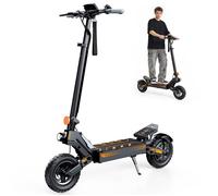 iScooter W10 Electric Scooter 1200W 48V 15Ah 50km/h 50-60km Range 10"" Off-Road Tires 150kg Load Foldable