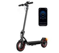 iScooter W5 Trottinette électrique pour adultes, 25 km/h et 34 km d'autonomie, pliable en 3 secondes, pneus à air de 20 cm, moteur 350 W