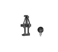 Isctxh Support Téléphone Moto Support De Téléphone pour Moto, Fixation Guidon Réglable Et Rotative À 360° en Alliage D'aluminium avec Amortisseur(CPC-05)