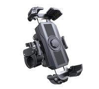 Isctxh Support Téléphone Moto Support De Téléphone pour Moto, Vue À 360° pour 4,7 Pouces, Anti-Vibration, pour Guidon Vélo, Utilisation Une Main