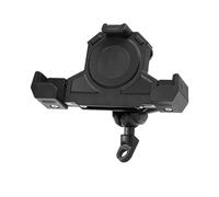 Isctxh Support Téléphone Moto Support Triangulaire Fixe, Chargement sans Fil, Navigation, Téléphone Portable Absorbant Les Chocs pour Moto en Extérieur(Uncharged - Mirror)