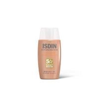ISDIN Fotoprotector Fusion Water MAGIC SPF 50 Medium (50 ml) | Crème Solaire Visage Teintée Couleur Naturelle | Ultra-légère, Protection Invisible
