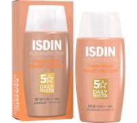 ISDIN Fotoprotector Fusion Water Color Medium SPF 50 Ecran solaire teinté à base d'eau pour le visage pour un usage quotidien | Couvrance naturelle 50ml 690018148