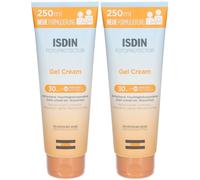 ISDIN® FOTOPROTECTOR Gel Crème LSF 30 2x250 ml