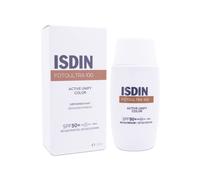 Isdin FotoUltra 100 Active Unify Color Crème Solaire Visage Teintée Dépigmentante SPF50+ 50 ml