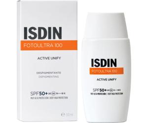 Isdin Fotoultra 100 Active Unify Sem Cor Spf50+ 50ml