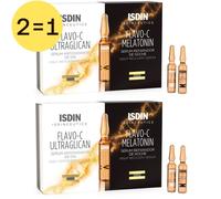 ISDIN Isdinceutics DUO Flavo-C Melatonin + Ultraglican Ampoule(S) 2x1 pc(s)
