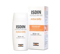 ISDIN Protection du visage FotoUltra 100 Active Unify Fusion Fluid SPF50+