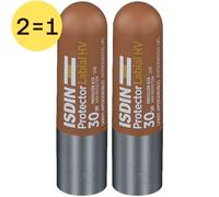 ISDIN Protector Baume à Lèvres HV SPF30 Rouge(S) À 2x4 g
