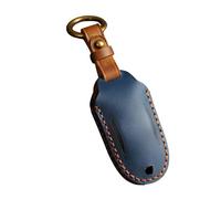 ISDORE Étui de n cuir de qualité supérieure compatible avec Tesla Model 3 et Model S et Model Y - Coque pour protéger les boutons de clé - Protection ultra légère (bleu, modèle 3/S/Y)