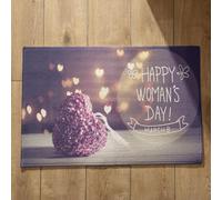 Isdreem Grand Tapis de Bain Tapis Professionnel Entrée Amour Tapis de Cuisine Lavable en Machine Paillasson Intérieur Original Tapis Décoratifs Antidérapants, 45x75cm