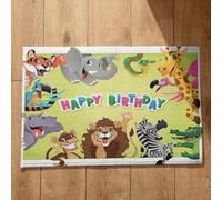 Isdreem Grand Tapis de Cuisine Entrée Dessin Animé Mignon Bain Original D'Interieur Lavables Machine, 50x80cm
